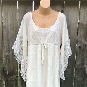 J. Gee off-white Gauze Dress